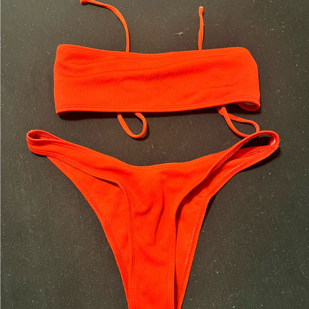 Zaful Bold Red Swimwear